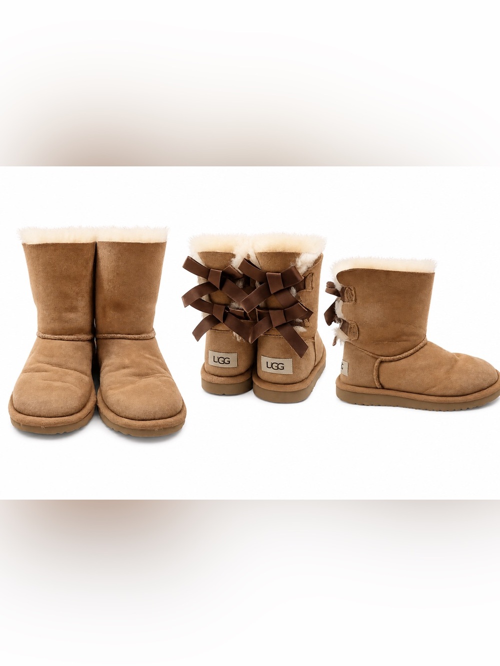 UGG Kids’ Bailey Bow II Boots – Size 1